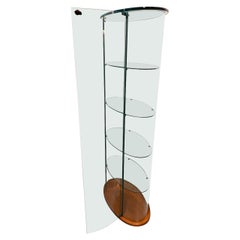 Fiam Glass Showcase Designed by Vittorio Livi