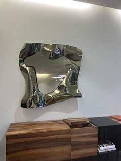 Fiam Italia Christine Bronze Mirror by O. Benini, Luca Gonzo & Xhixha in STOCK