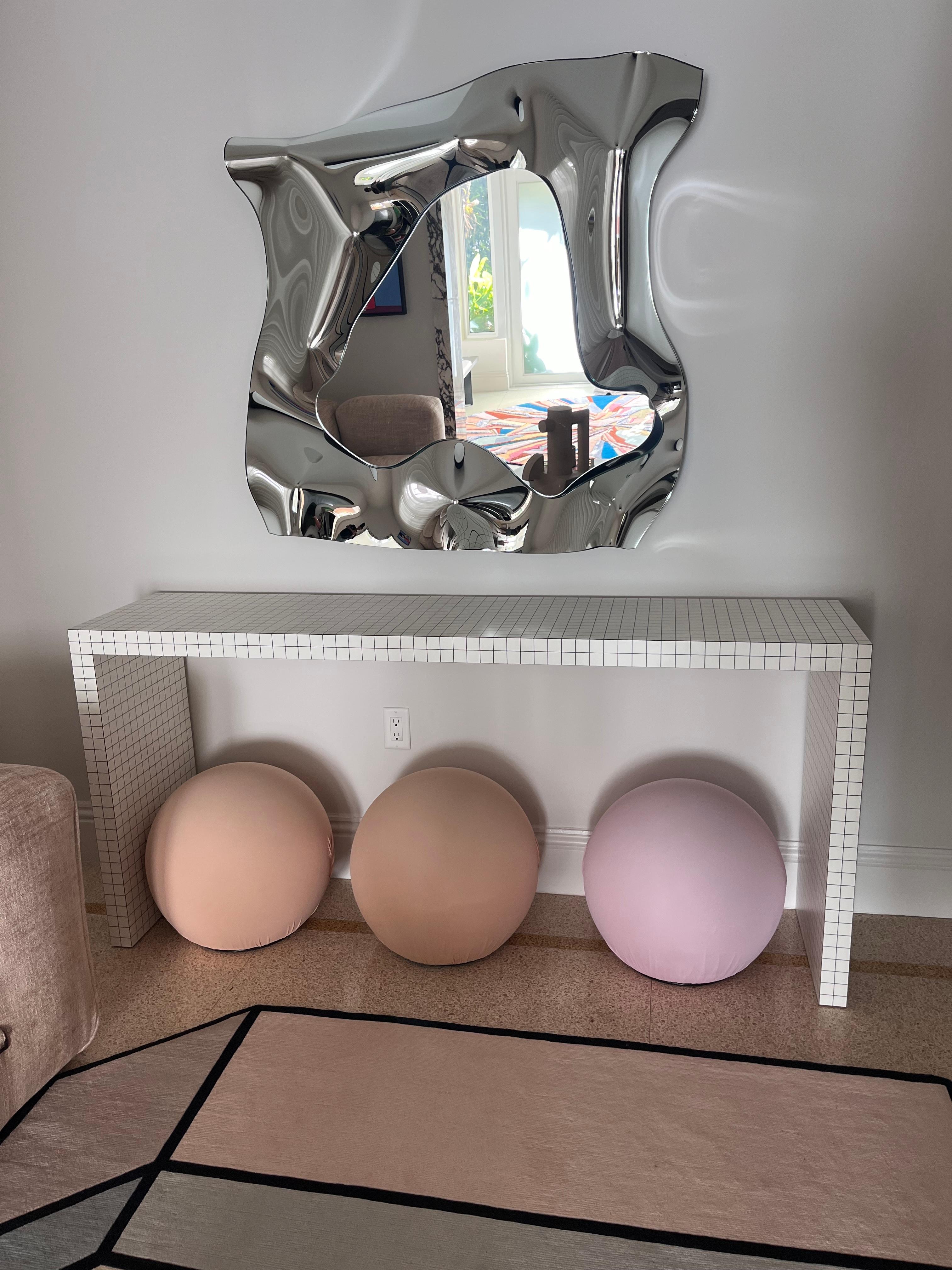 Fiam Italia Christine Mirror by O. Benini, Luca Gonzo & Xhixha in STOCK 1