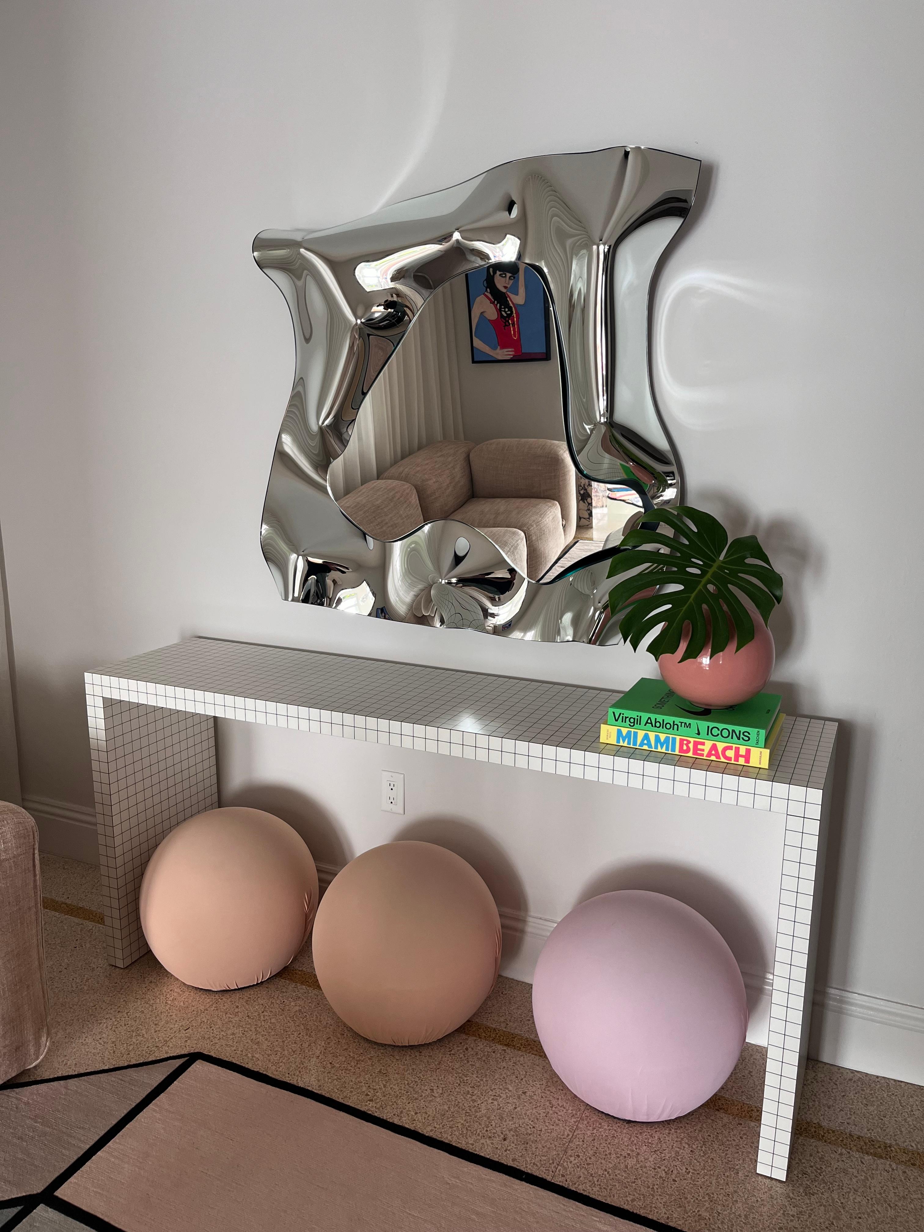 Fiam Italia Christine Mirror by O. Benini, Luca Gonzo & Xhixha in STOCK 2