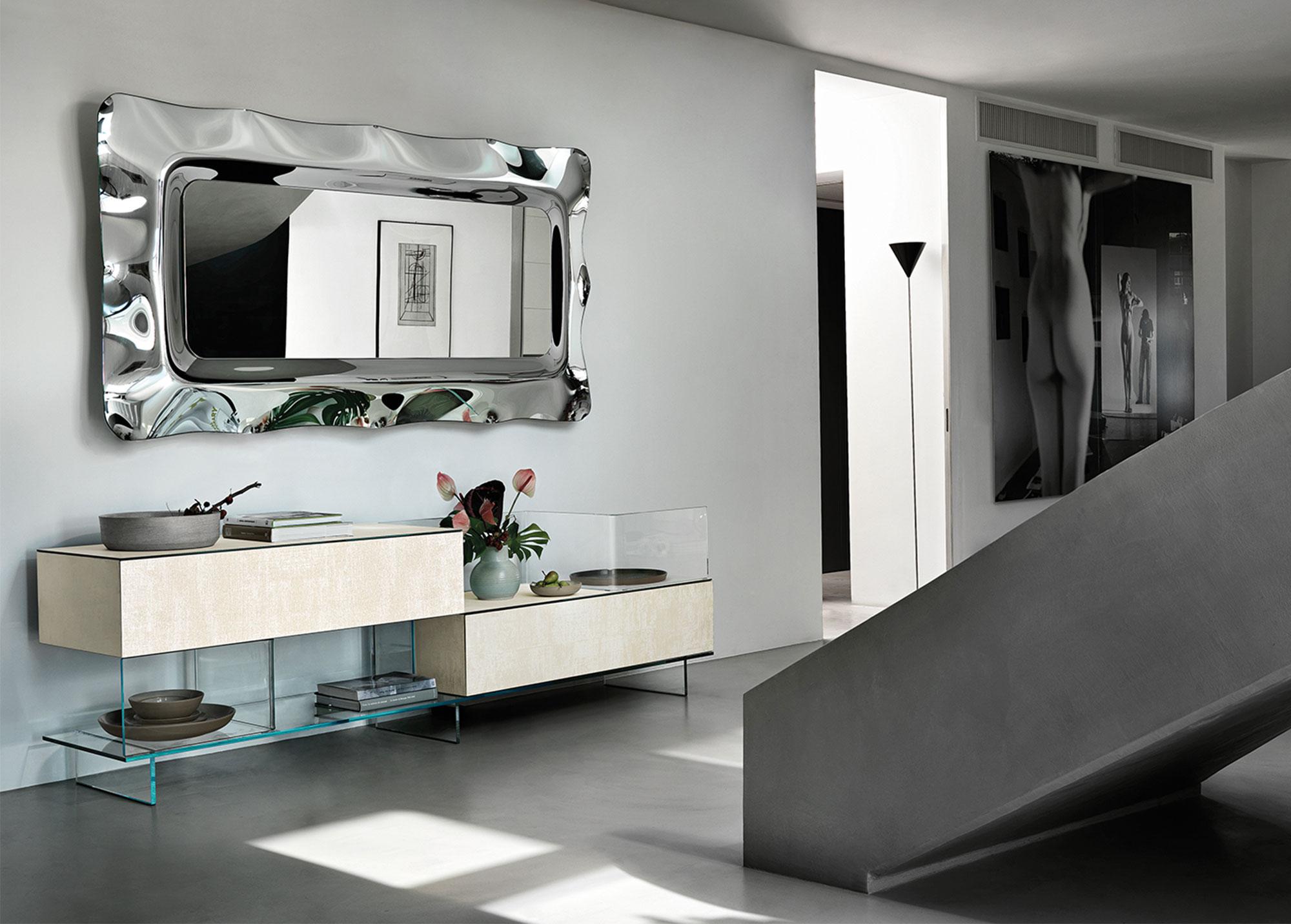 Modern Fiam Italia  Dorian  Mirror by Massimo Iosa Ghini For Sale