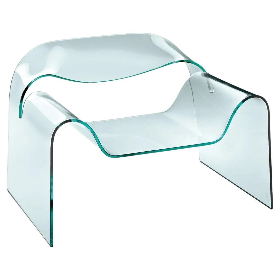 Fiam Italia Ghost Glas-Loungesessel  von Cini Boeri