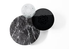 Fiam Italia Set of Three Cristaline Glass Coffee Tables by Marcel Wanders Studio