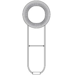 Fiam Italia Kathleen Espejo redondo con marco de metal de Davide Oppizzi