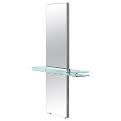 Fiam Italia Let Me See Mirror with Console in Glass by Rodolfo Dordoni