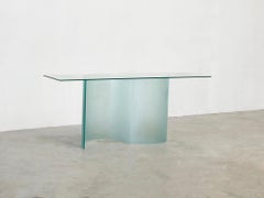 Fiam Marea console table in glass