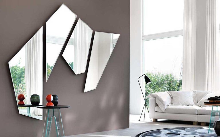 Fiam Mirage MI/D Wall Mirror in Glass, by Daniel Libeskind For Sale at ...