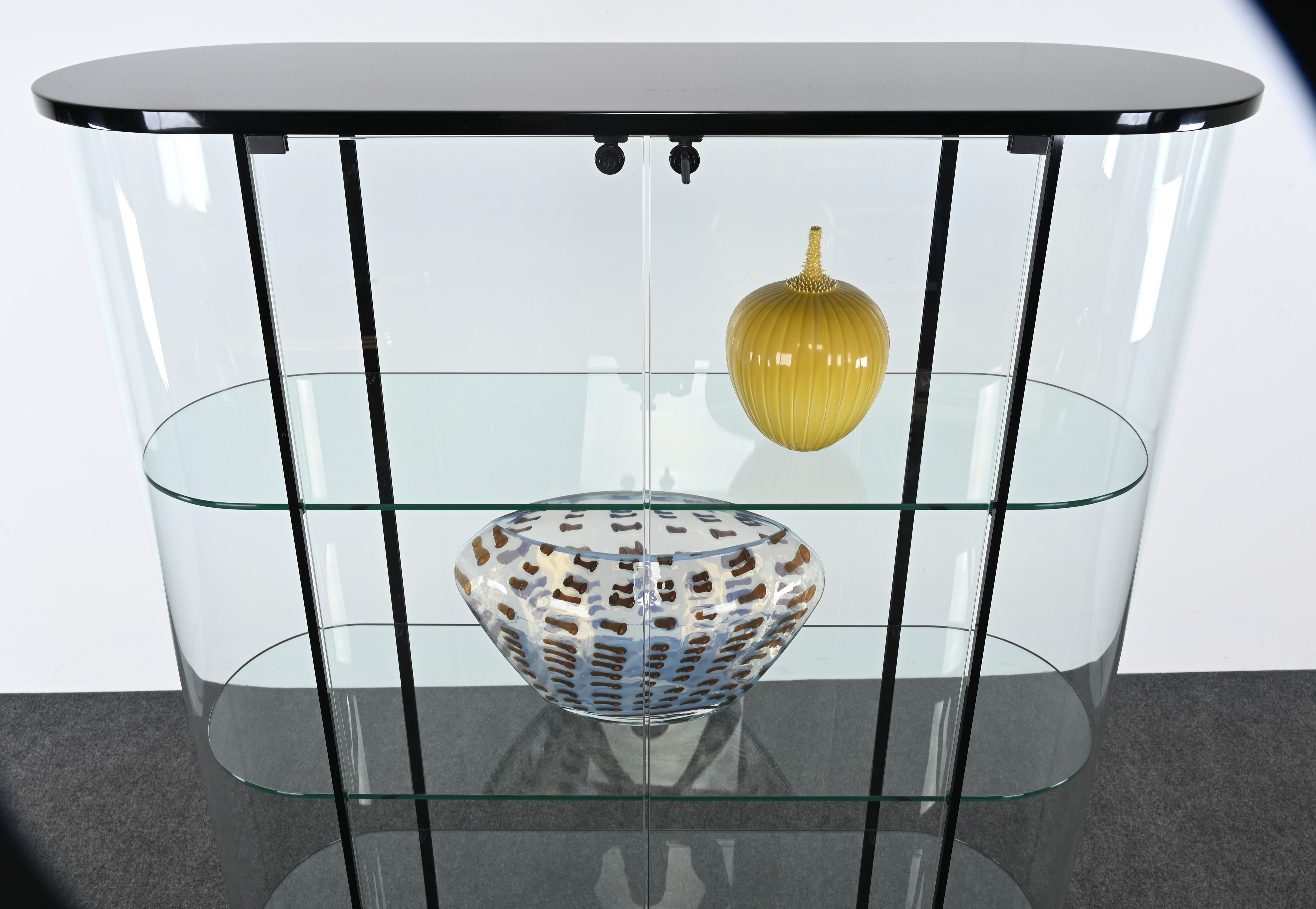 FIAM Palladio Display Showcase with Double Doors, 1980s, No longer in production For Sale 12
