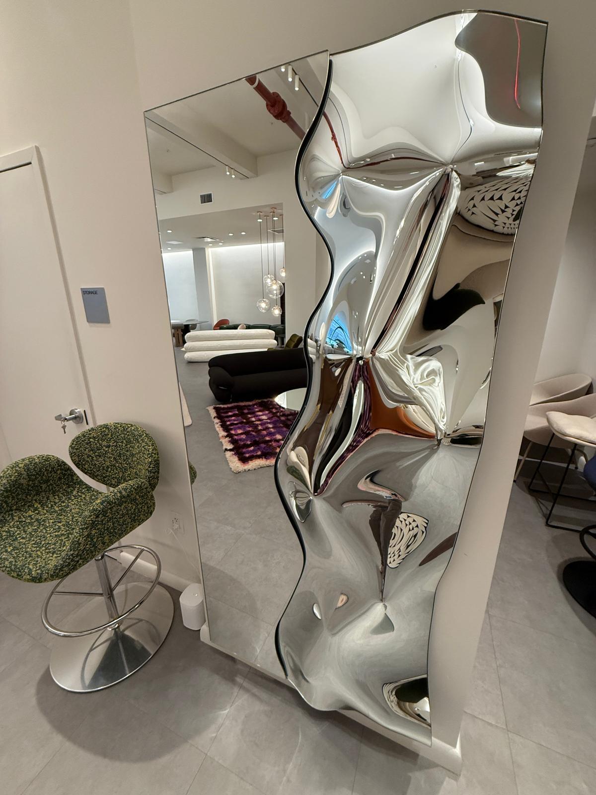 Fiam Phantom Mirror by Helidon Xhixha & Dante O. Benini - Luca Gonzo in STOCK For Sale 10