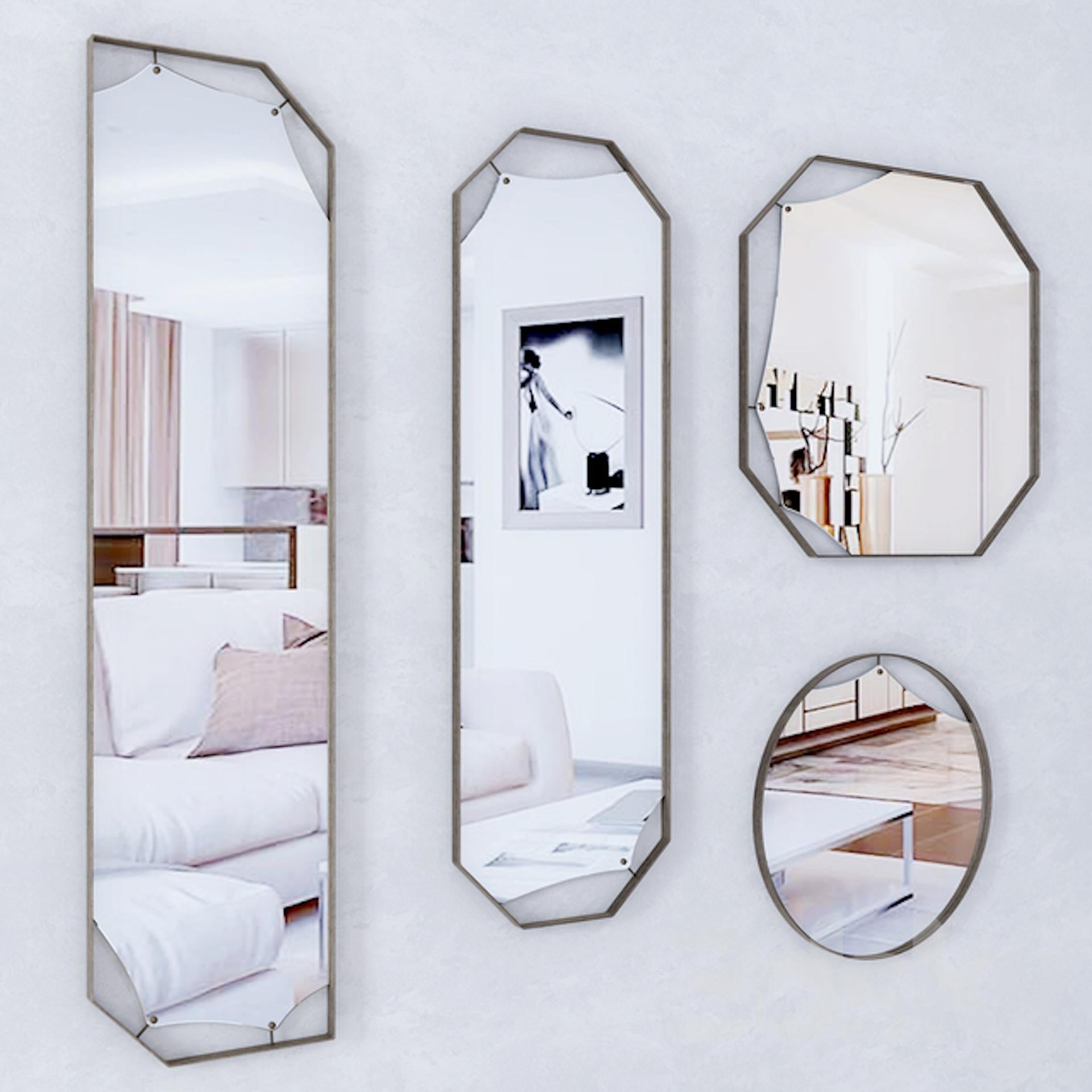 Modern Fiam Italia Pinch Mirror by Lanzavecchia & Wai For Sale