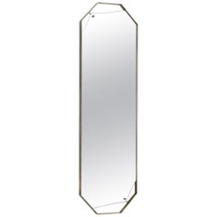 Fiam Pinch PI/180 Rectangular Hanging Mirror in Glass, by Lanzavecchia & Wai
