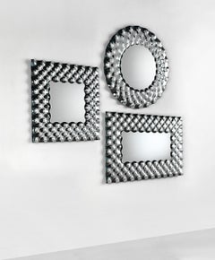 Fiam Italia Customizable Pop Square Wall Mirror by Marcel Wanders