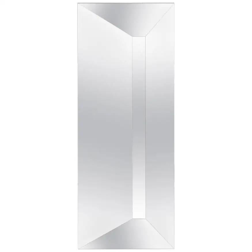 Italian Fiam Reverso RV/18 Mirror in Thick Glass, by Leonardo Dainelli in Stock