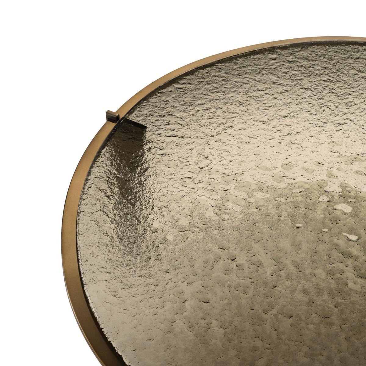 XXIe siècle et contemporain Ensemble de deux tables en verre en forme de halo de Francesca Lanzavecchia en vente