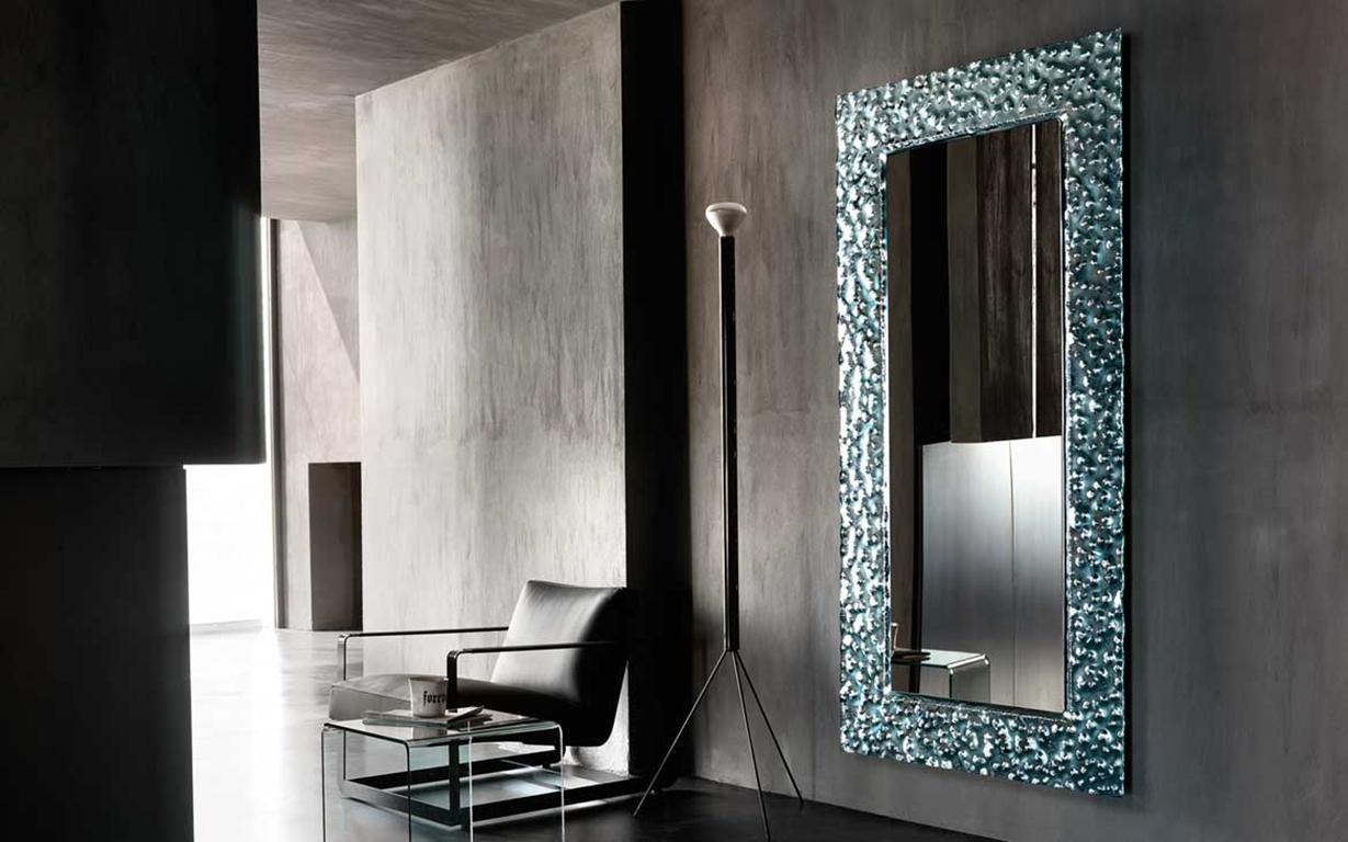 Modern Fiam Italia Venus 206 Square Mirror  by Vittorio Livi For Sale