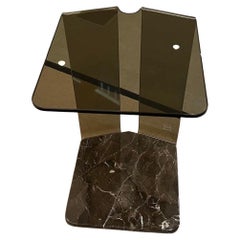 Beistelltisch aus York Fiam Glas und Marmor von Yonoh Studio in STOCK