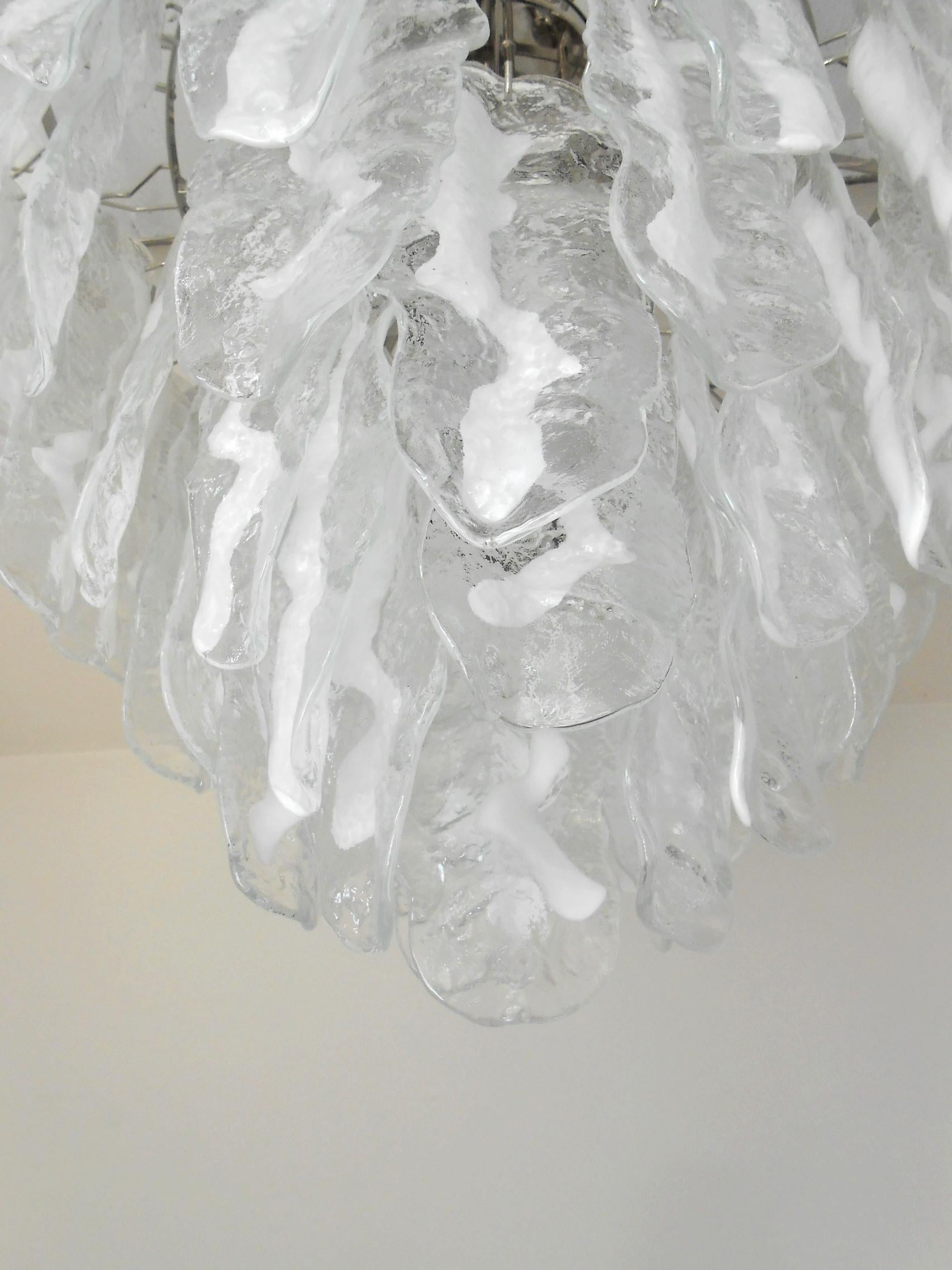 Italian Fiamme Chandelier by Fabio Ltd For Sale