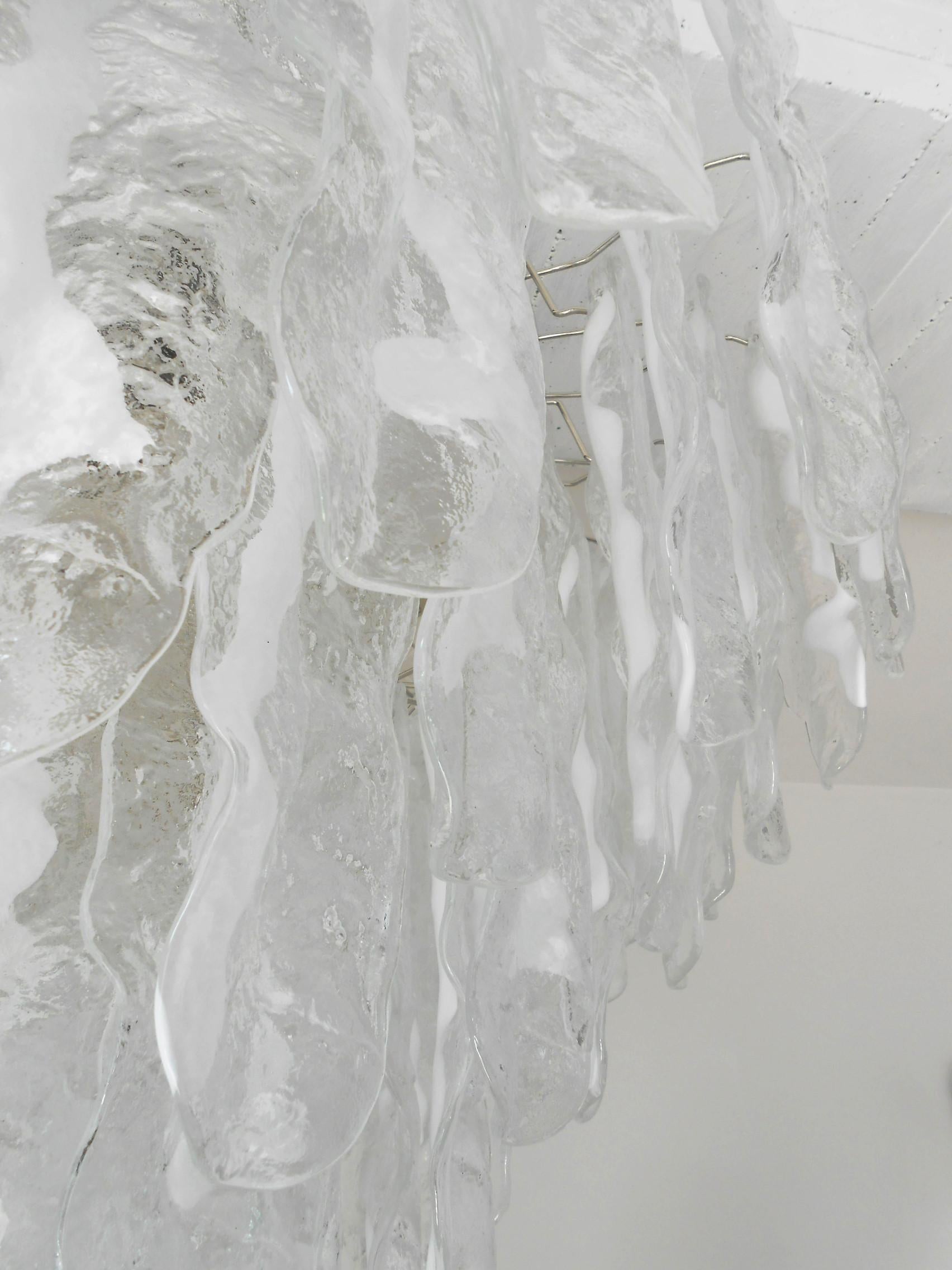 Fiamme Chandelier by Fabio Ltd In New Condition For Sale In Los Angeles, CA
