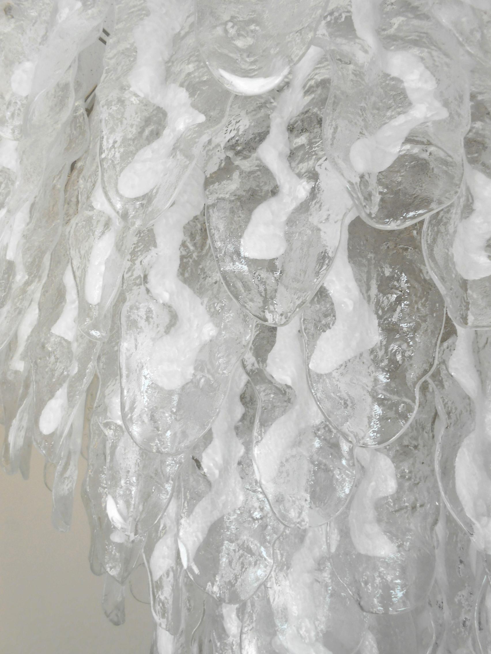 Contemporary Fiamme Chandelier by Fabio Ltd For Sale