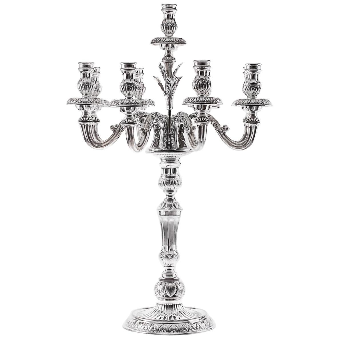 Sterling Silver Candelabra For Sale at 1stDibs