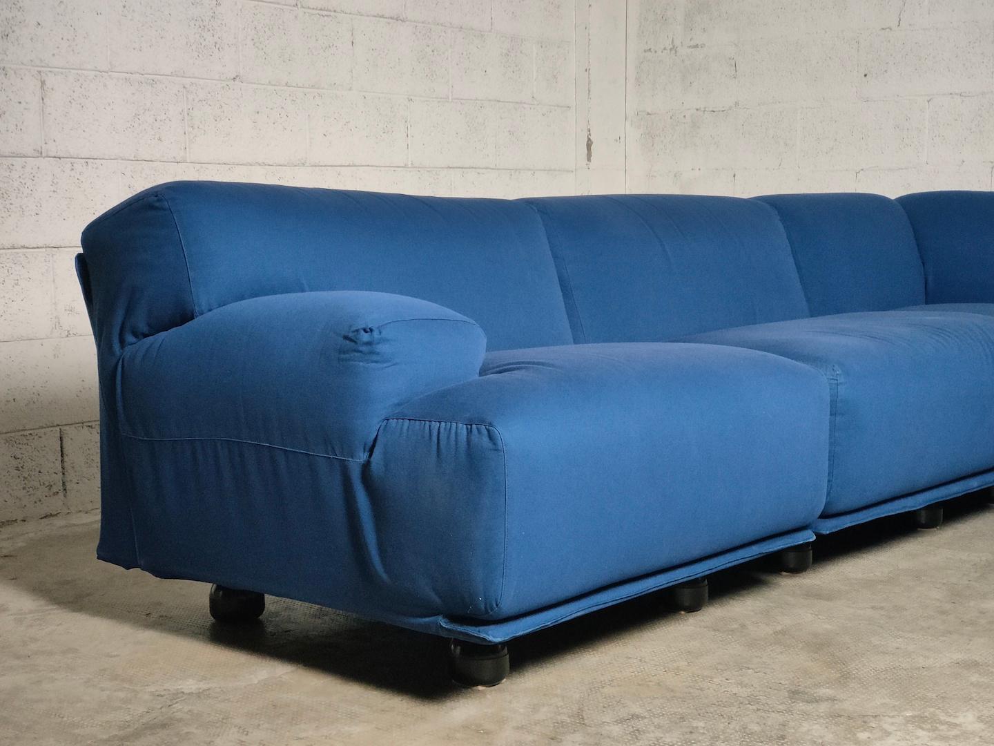 Fiandra modular sofa by Vico Magistretti for Cassina 70s For Sale 5