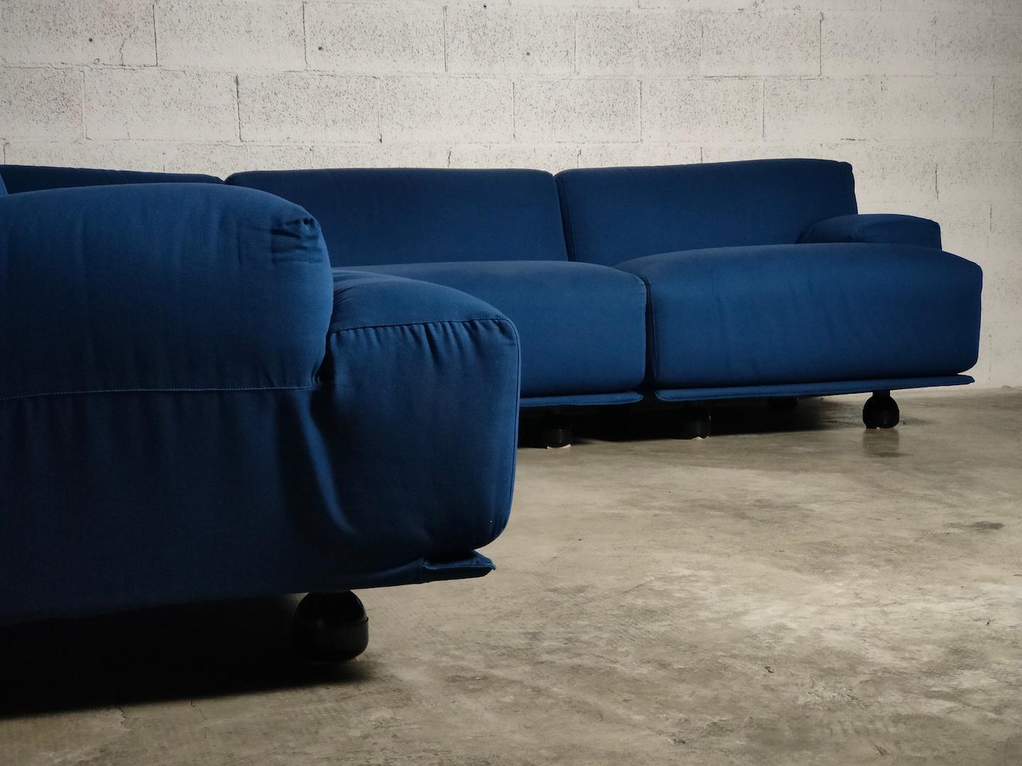 Fiandra modular sofa by Vico Magistretti for Cassina 70s For Sale 7