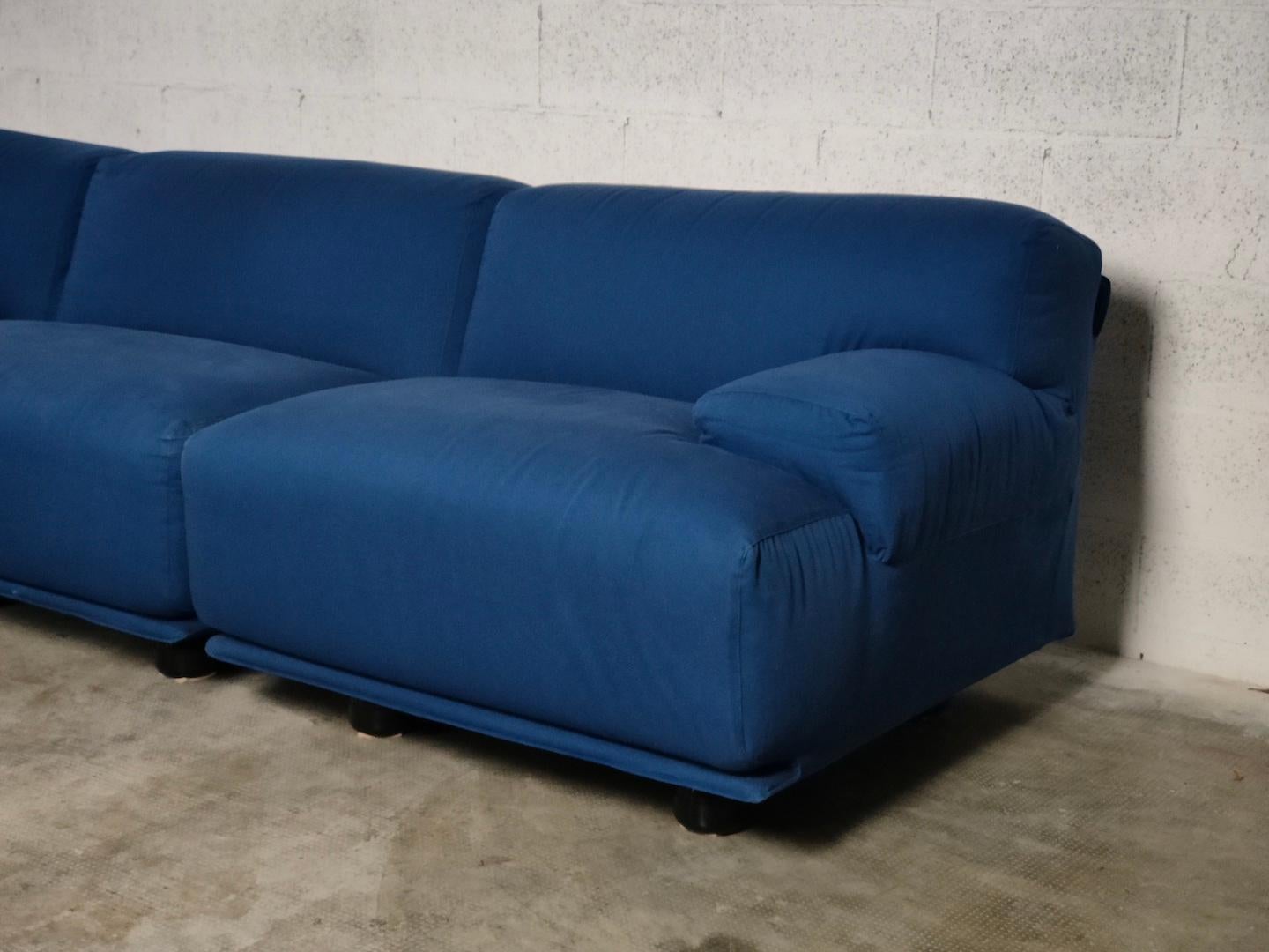 Fiandra modular sofa by Vico Magistretti for Cassina 70s For Sale 2
