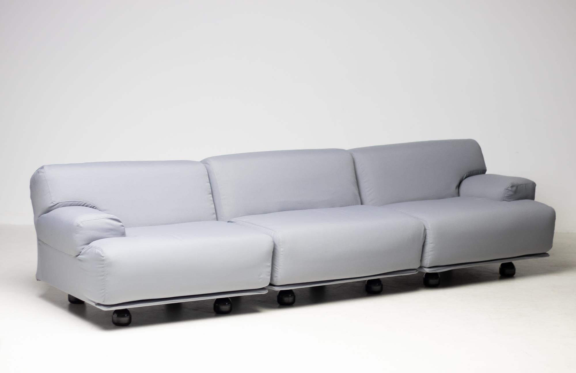 Wool Fiandra Modular Sofa by Vico Magistretti for Cassina