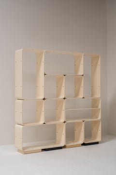 Modular Bookcase / Room Divider by Carlo De Carli for Fiarm, Italy, 1970s