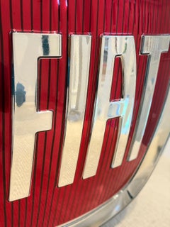Fiat Dealer Display Sign, Perfect for Car or Italian Motor Collector Enthusiast