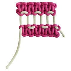 43" x 37" Fiber Art Sculpture, Macrame Wall Hanging, KNITKNOT – sutura