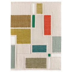 Faserkunst Wandteppich, Makramee, gewebter Wandbehang, CLAMOR COLORIS Tamar Samplonius