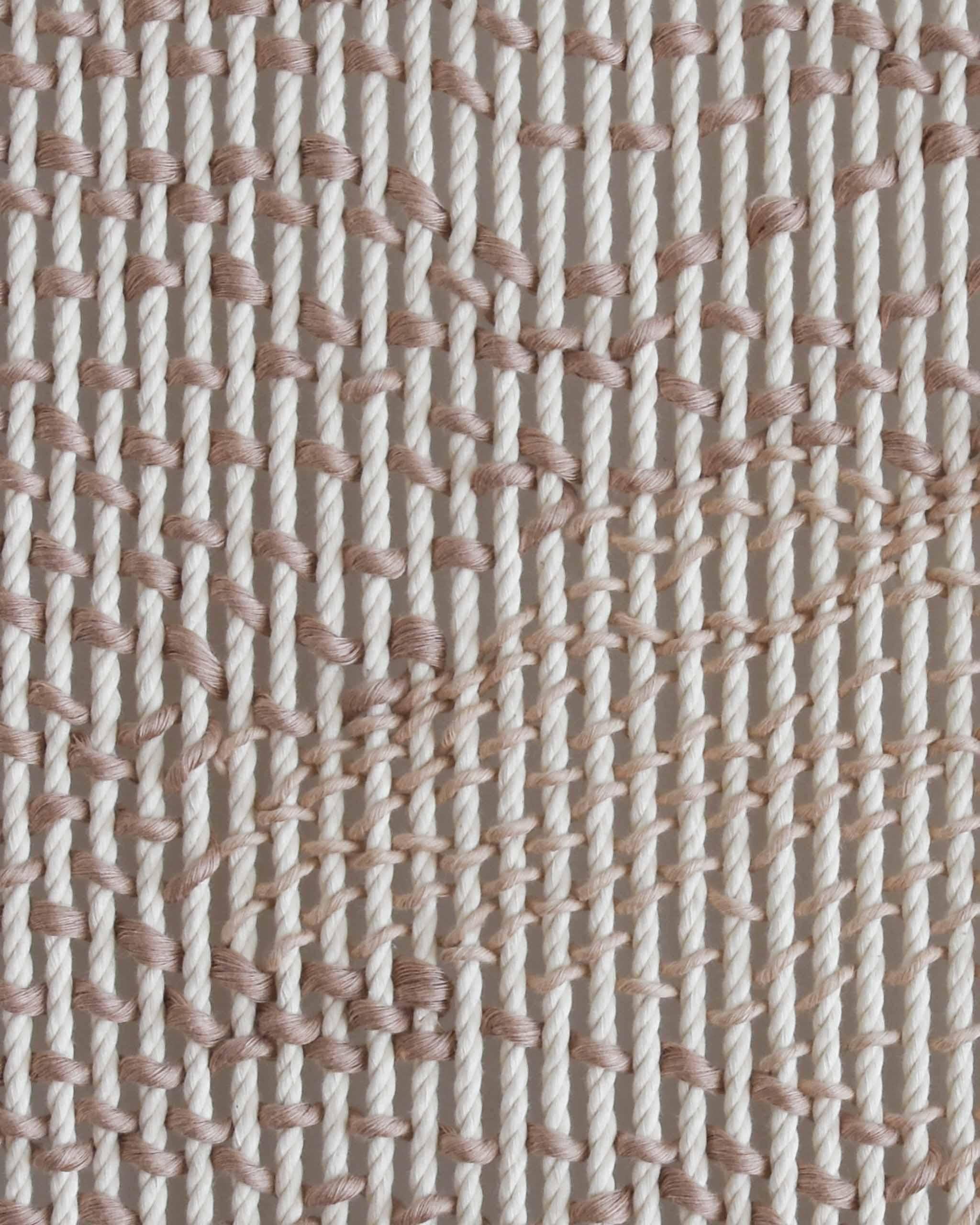 Fiber Art Tapestry, Macrame, Woven Wall Hanging, FORMAE by Tamar Samplonius For Sale 3