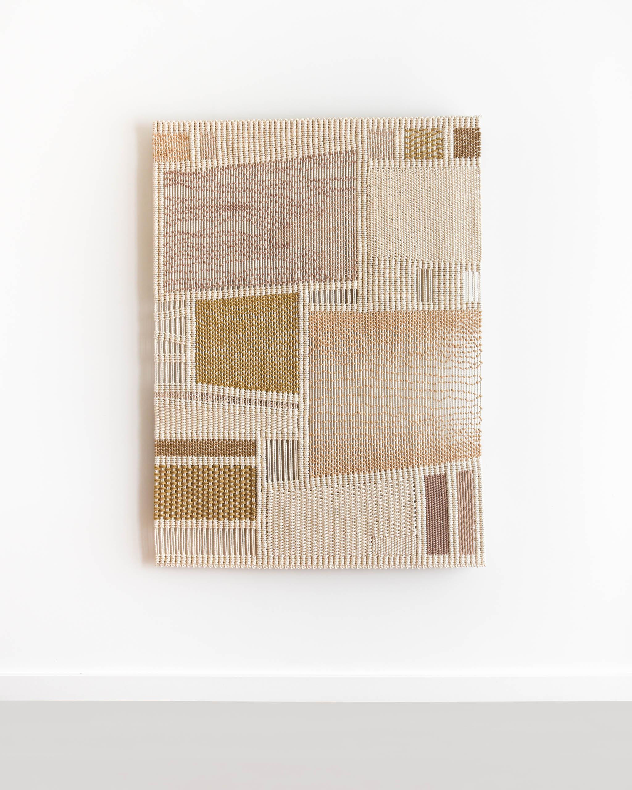 Fiber Art Tapestry, Macrame, Woven Wall Hanging, FORMAE by Tamar Samplonius For Sale 13