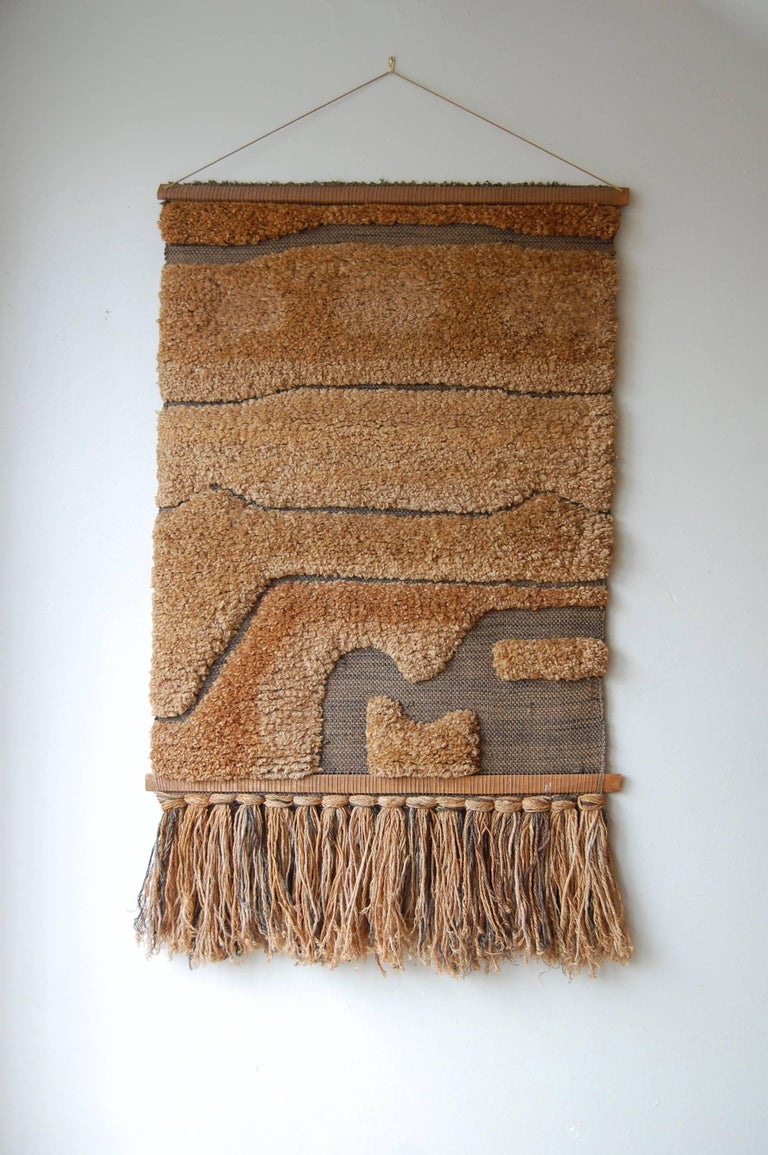 Fiber Art Wall Hanging at 1stDibs