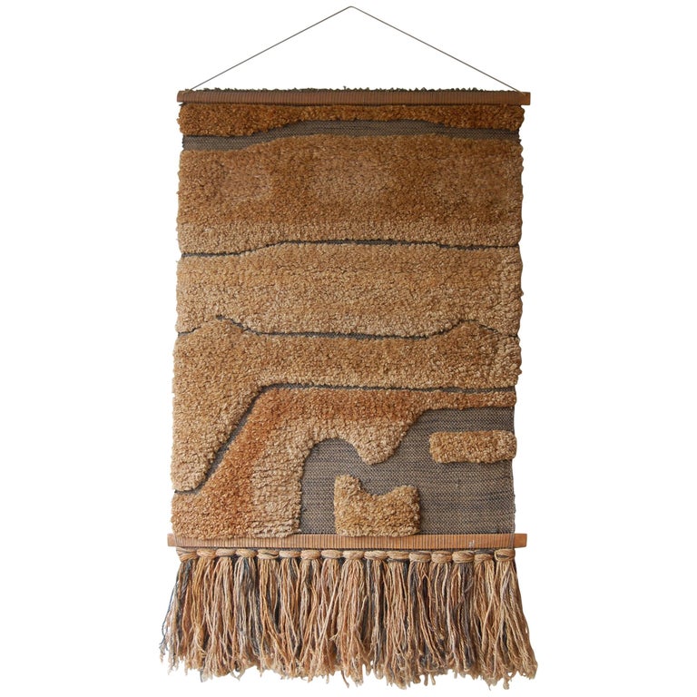 Fiber Art Wall Hanging at 1stDibs