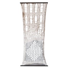 Faserskulptur Wandbehang oder Raumtrenner