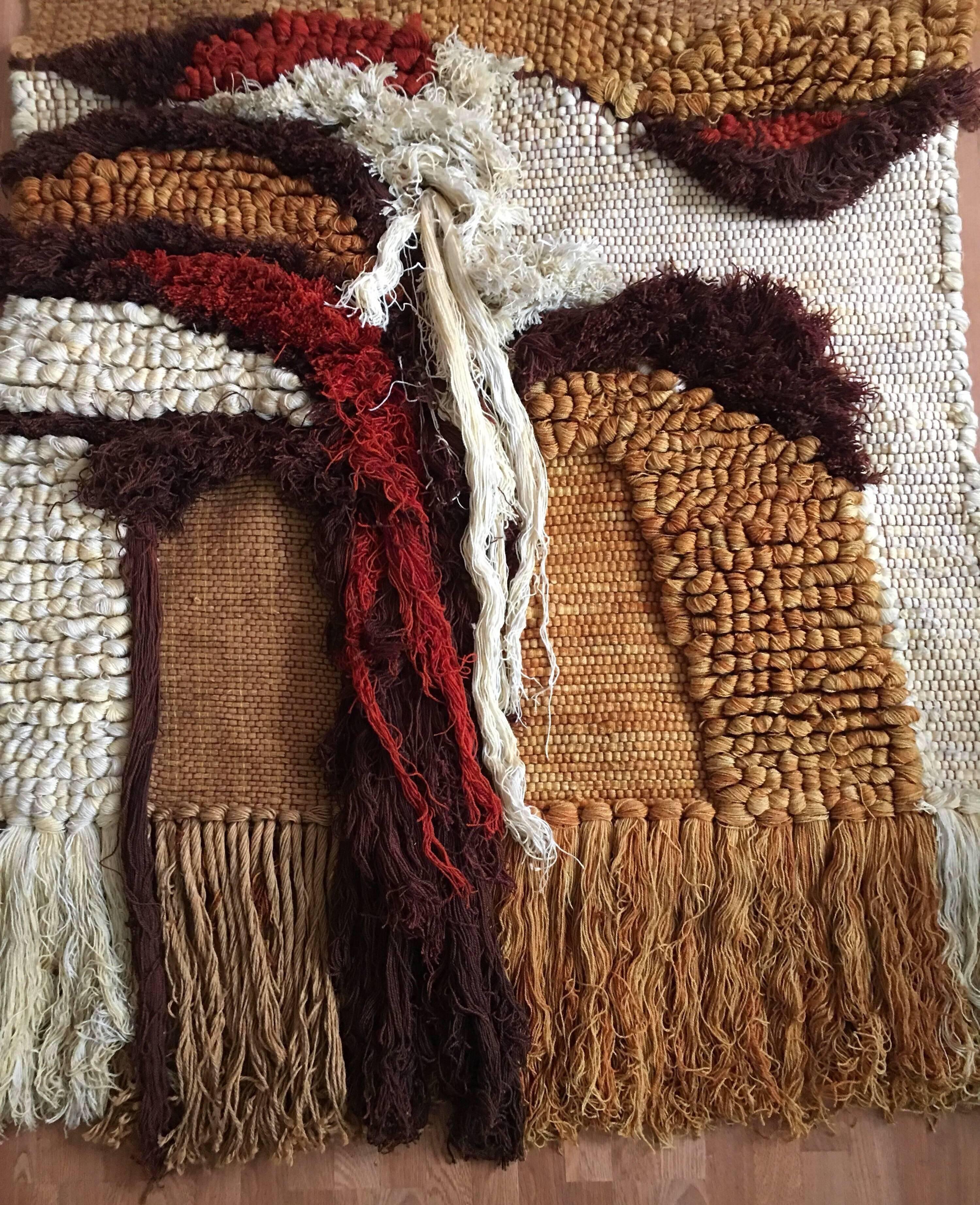 Late 20th Century Fiber Wall Art by Margo Farrin O’Connor for Ted Morris & Associates