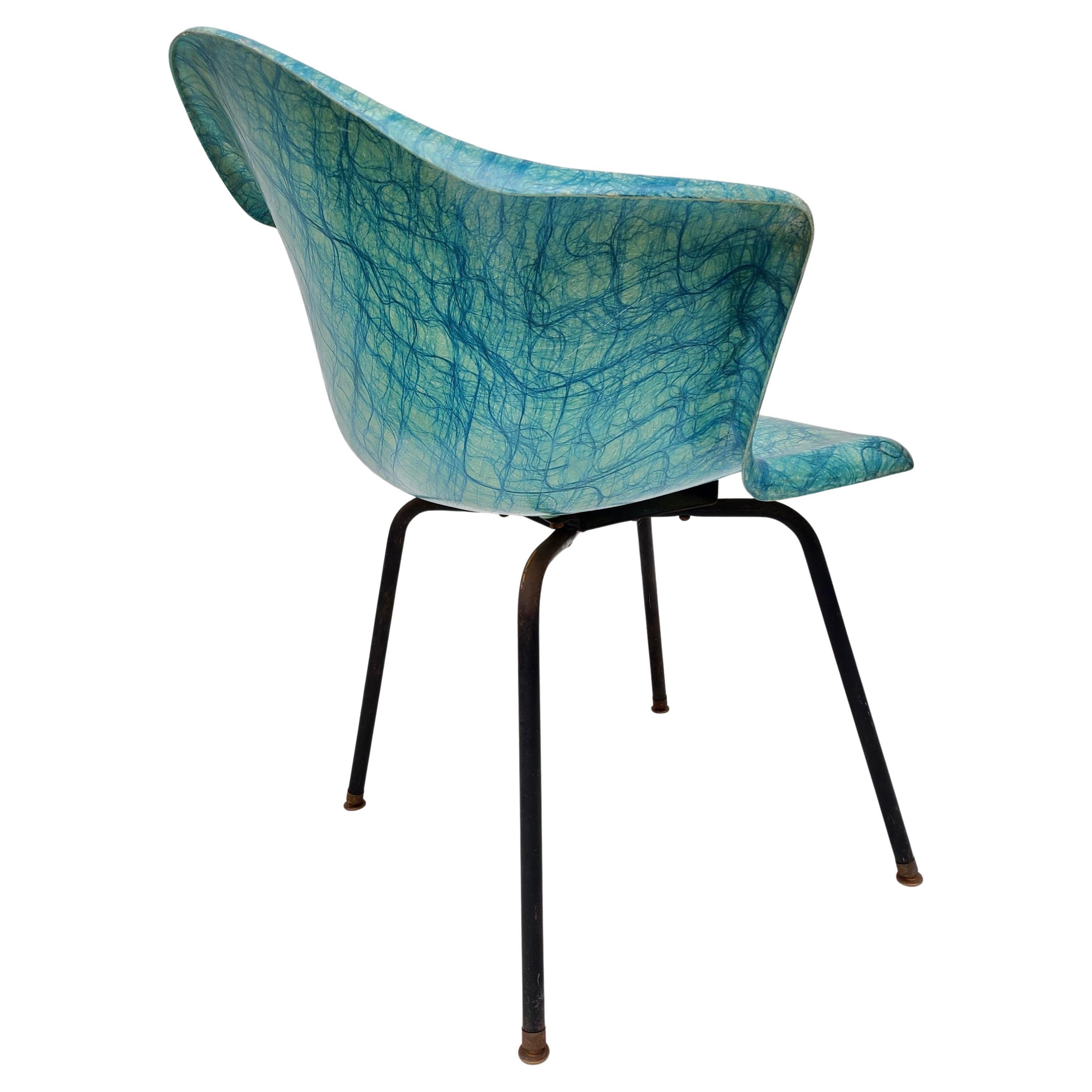 Silla con brazos de fibra de vidrio de Forest Wilson para Scope en Bueno estado para la venta en Fraser, MI