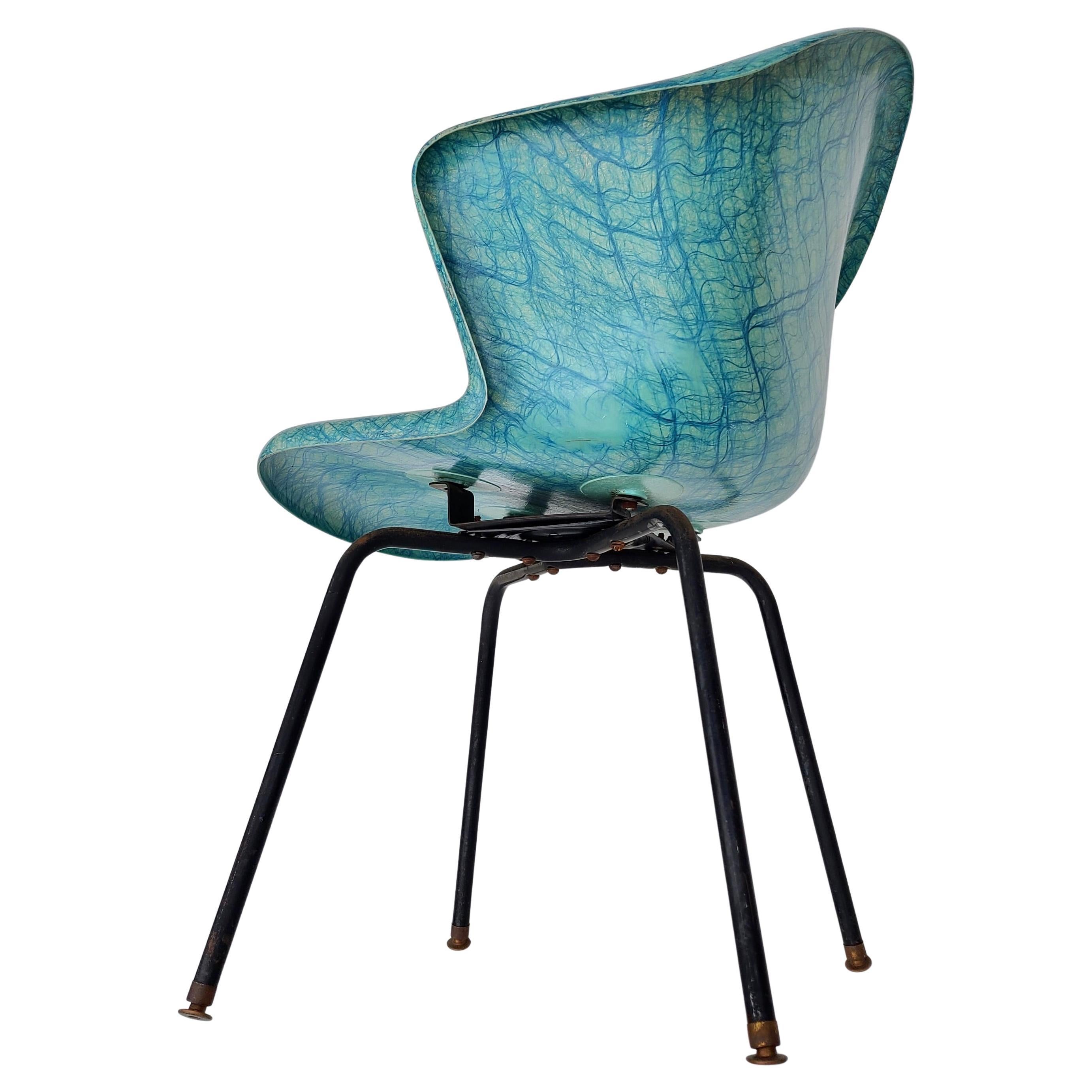 Silla con brazos de fibra de vidrio de Forest Wilson para Scope en venta 2