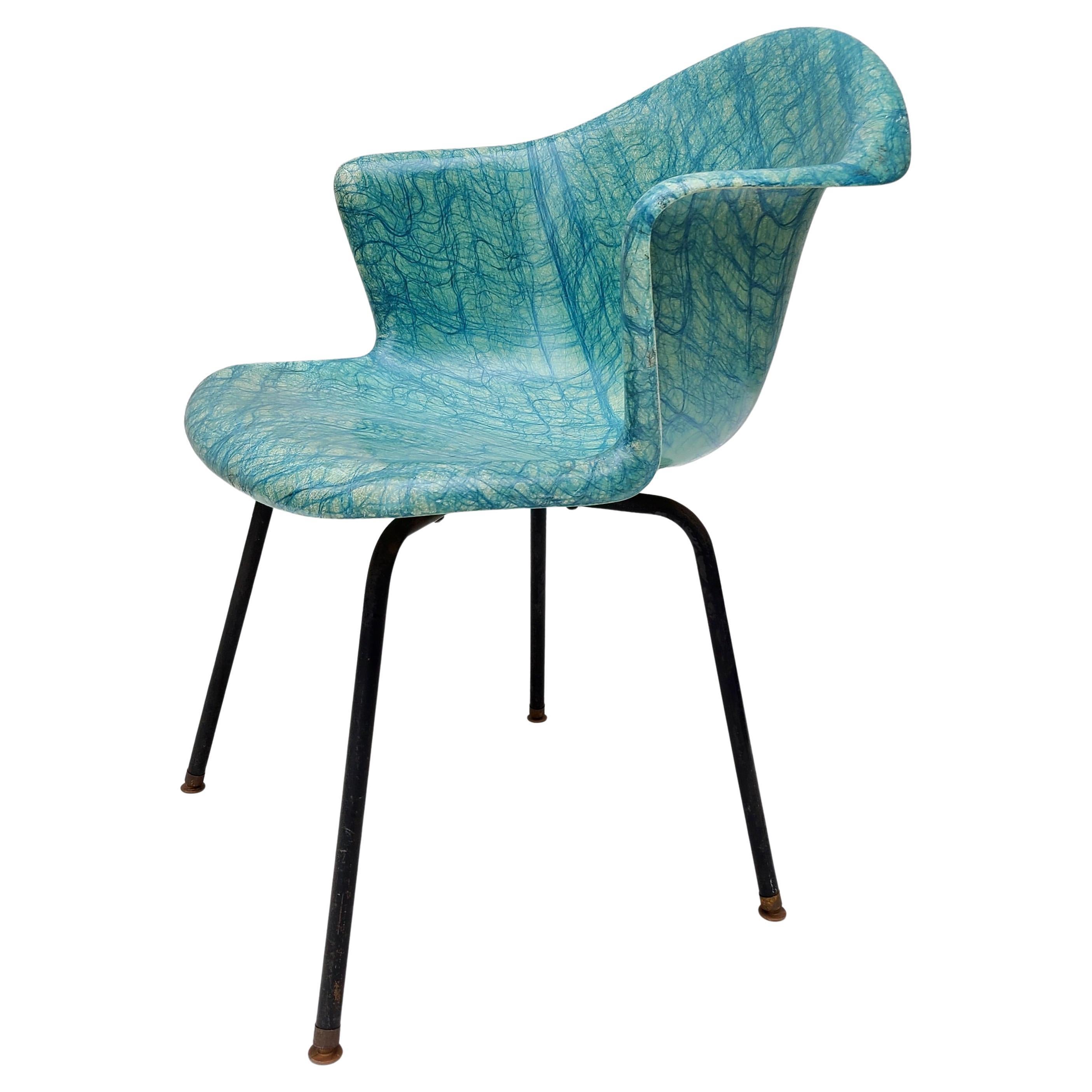 Silla con brazos de fibra de vidrio de Forest Wilson para Scope en venta