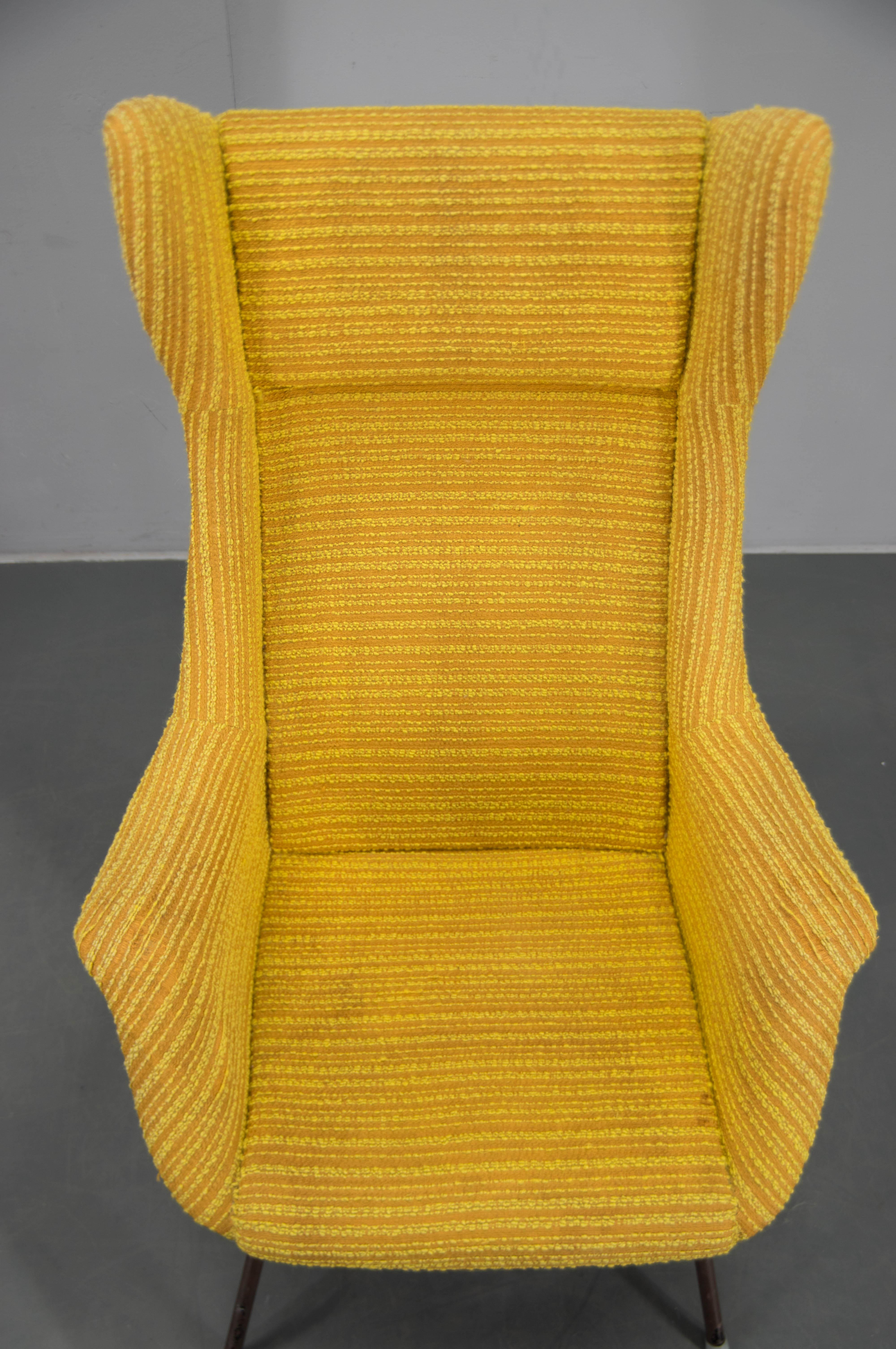 Sillón de fibra de vidrio de Miroslav Navratil, Checoslovaquia, años 60 en venta 1