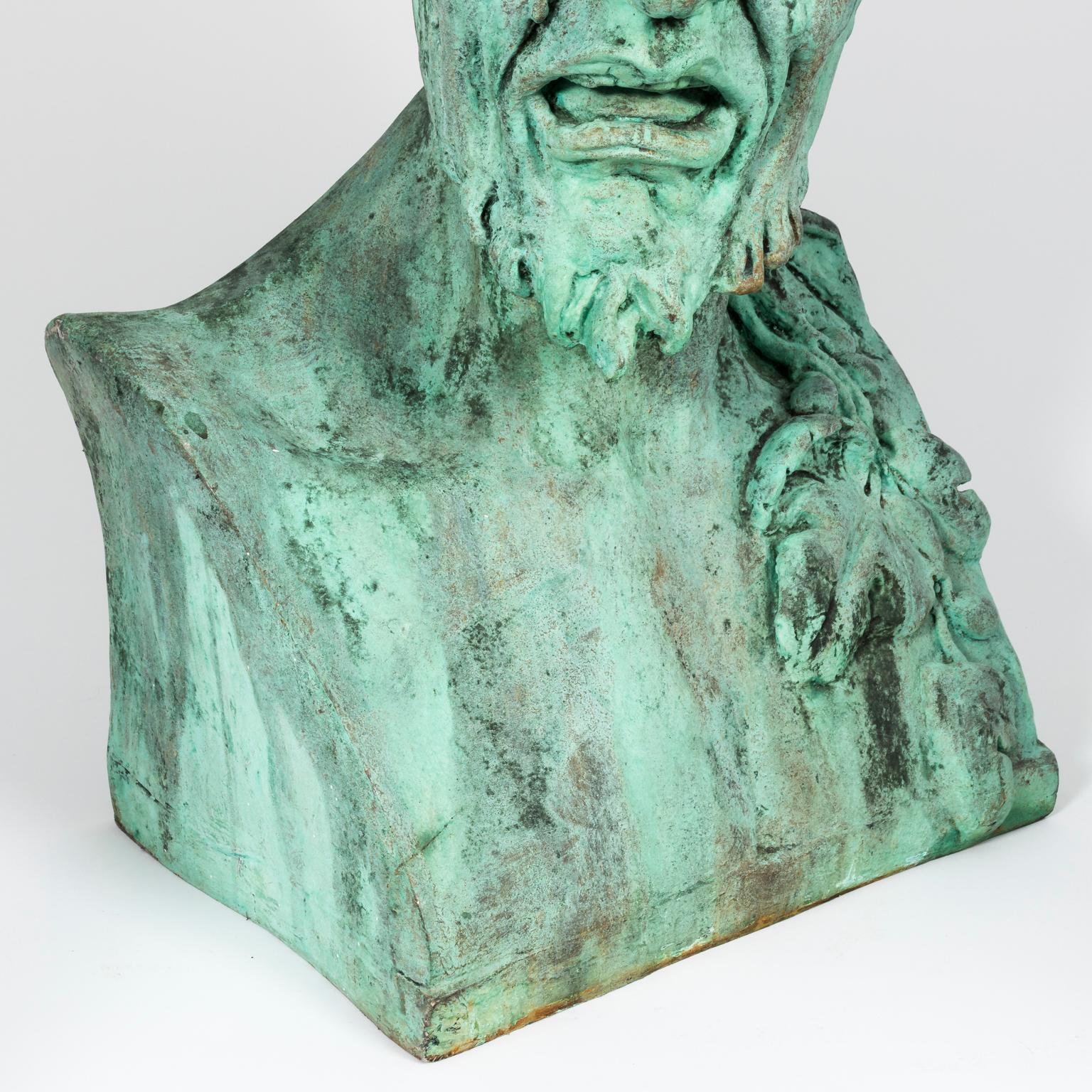 Fiberglass Bust of Pan 5