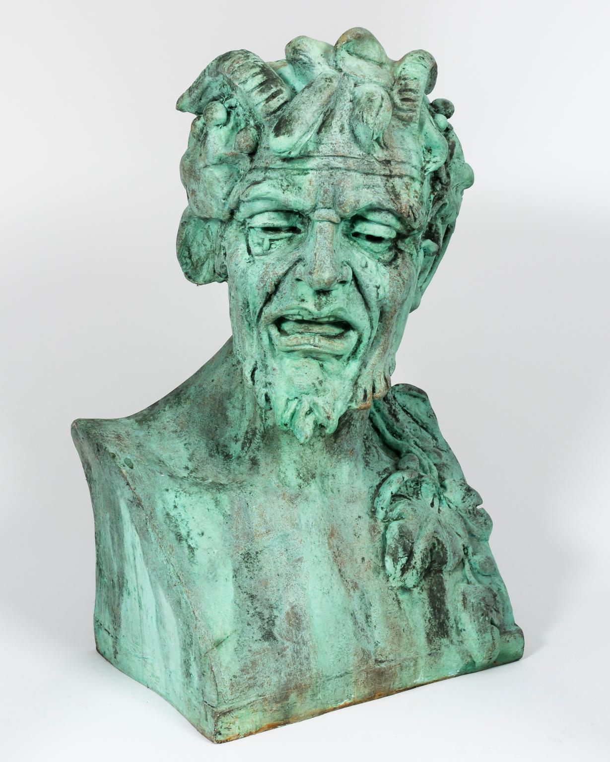 Fiberglass Bust of Pan 3