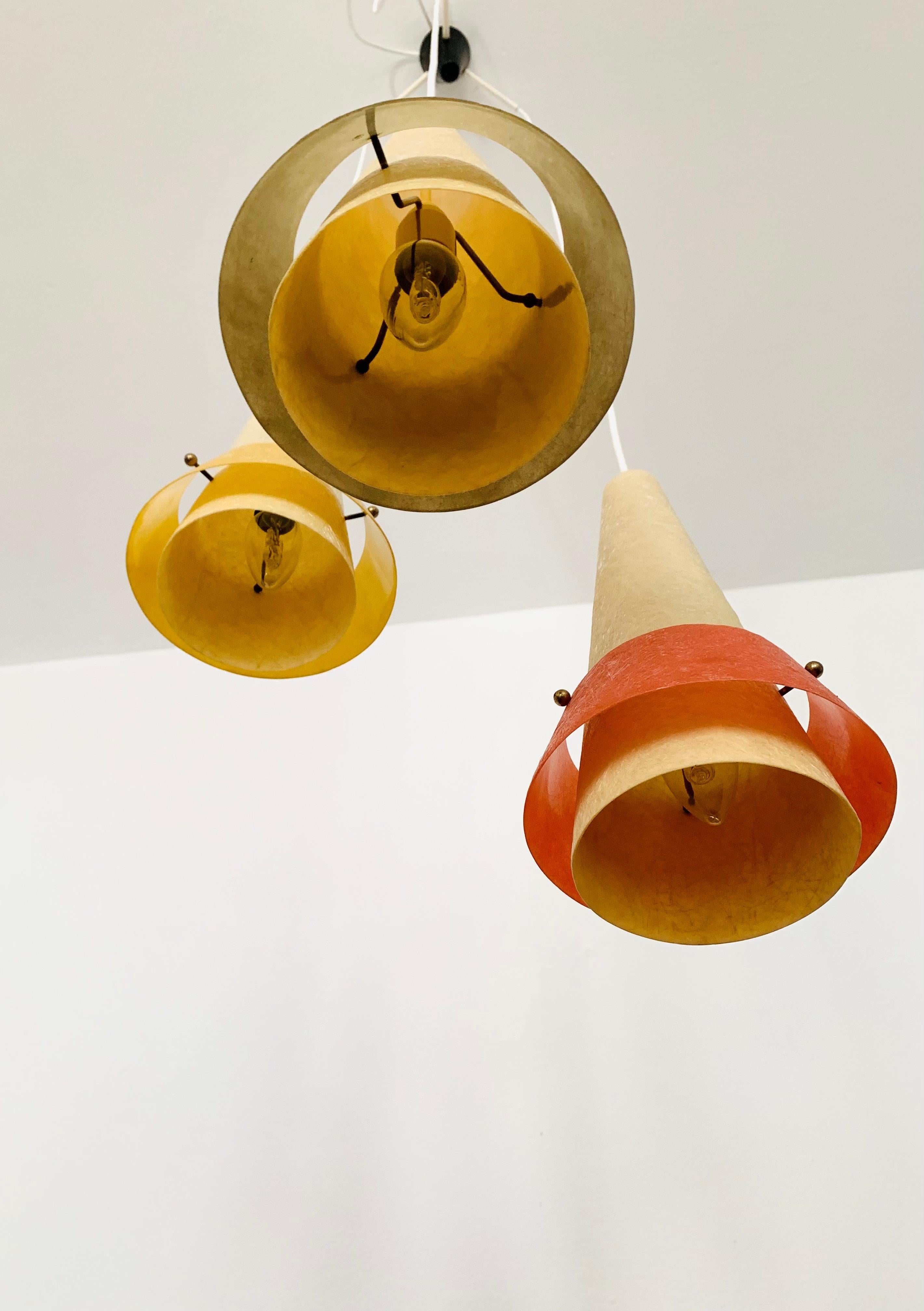 Fiberglass Cascading Lamp For Sale 2