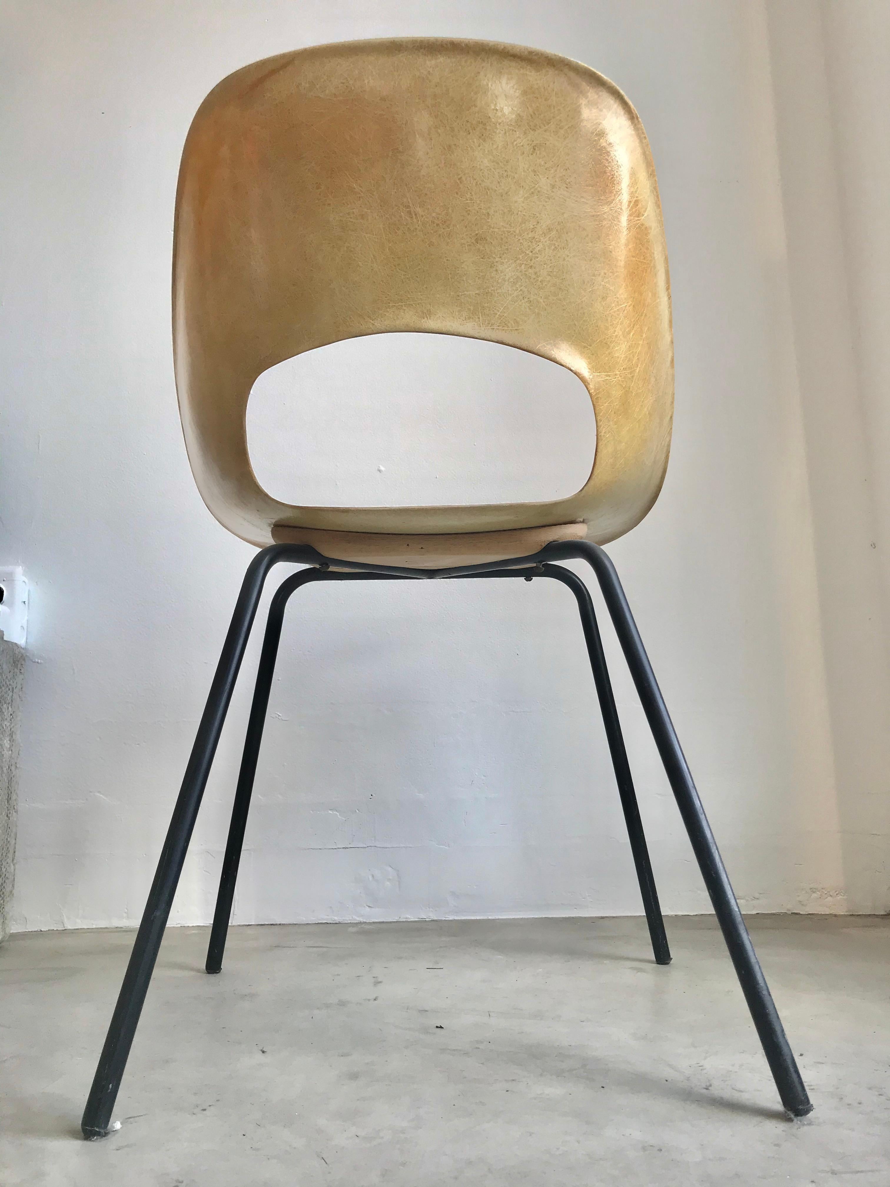 Fiberglass Chair by Pierre Guariche In Good Condition For Sale In Los Angeles, CA