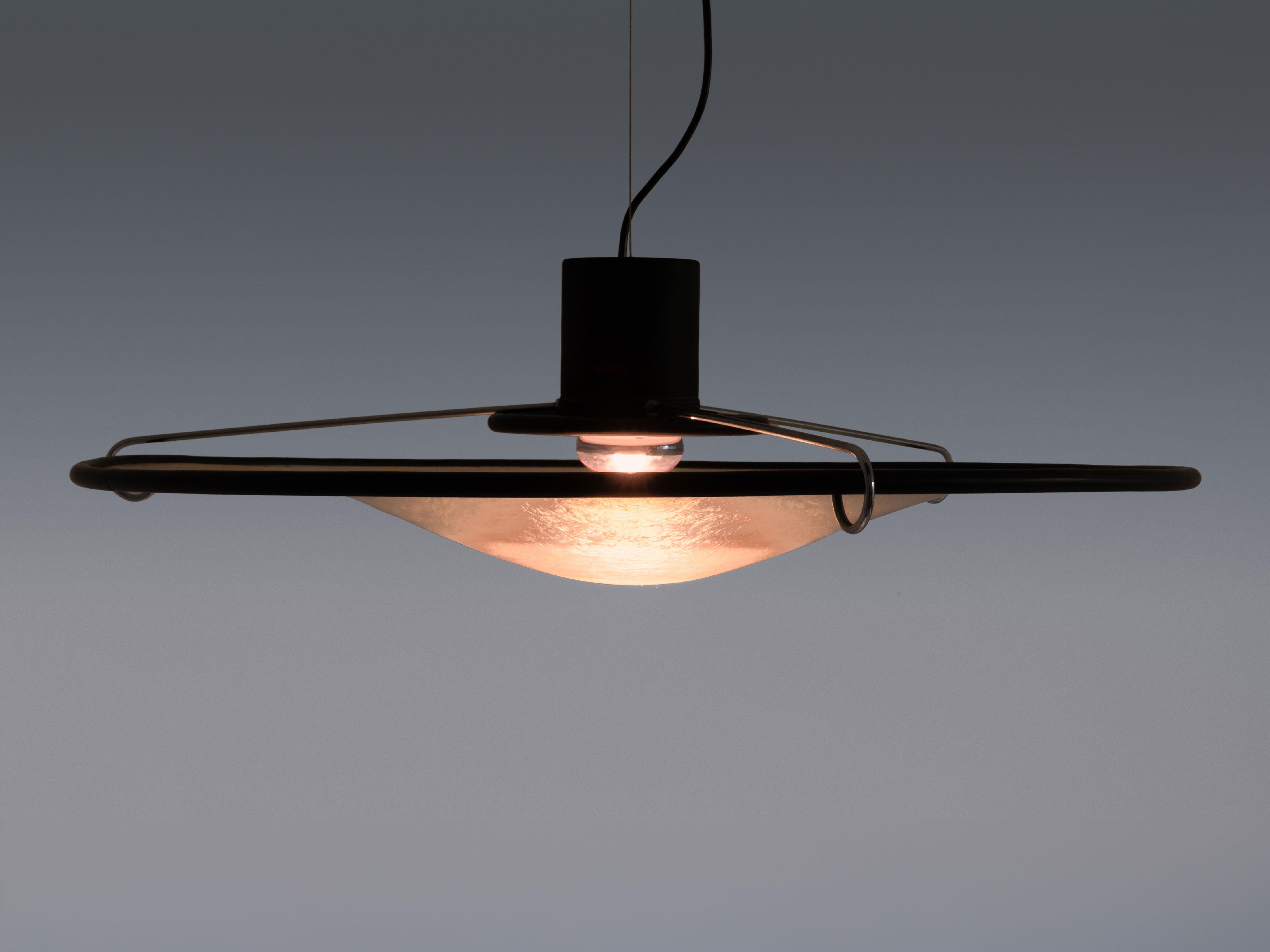 Space Age Fiberglass chandelier -LUCI ITALIA