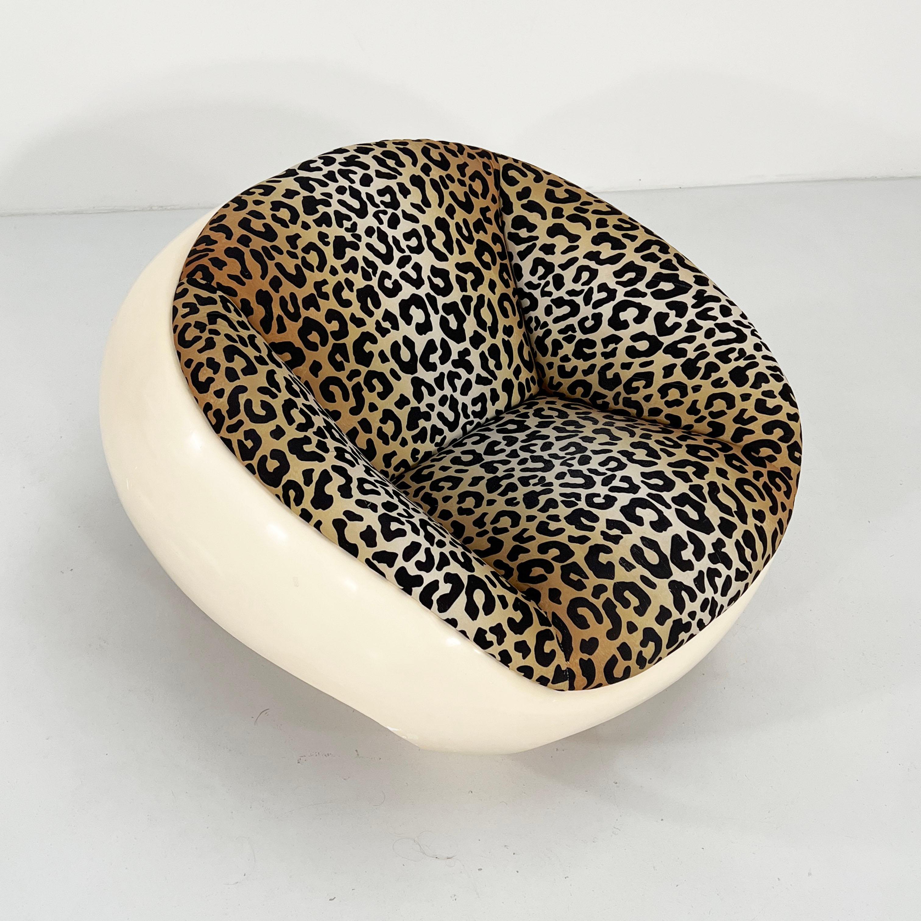 Loungesessel aus Fiberglas-Ei / Pod von Mario Sabot, 1960er Jahre (Stoff)