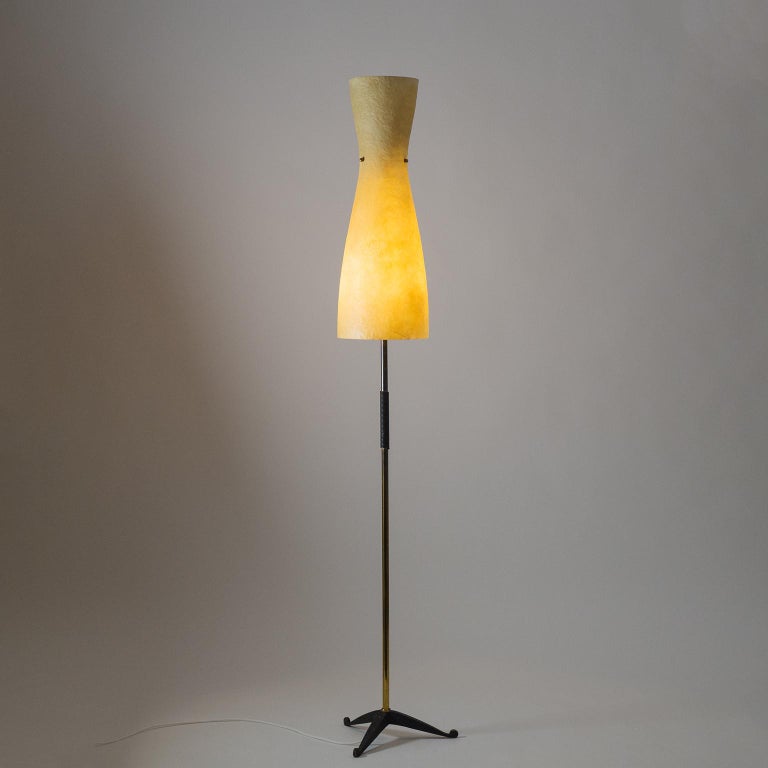 Fiberglass Floor Lamp, 1950s For Sale at 1stDibs