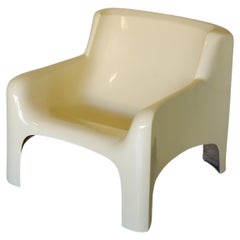 Silla Gaia de fibra de vidrio, Carlo Bartoli para Arflex, años 60